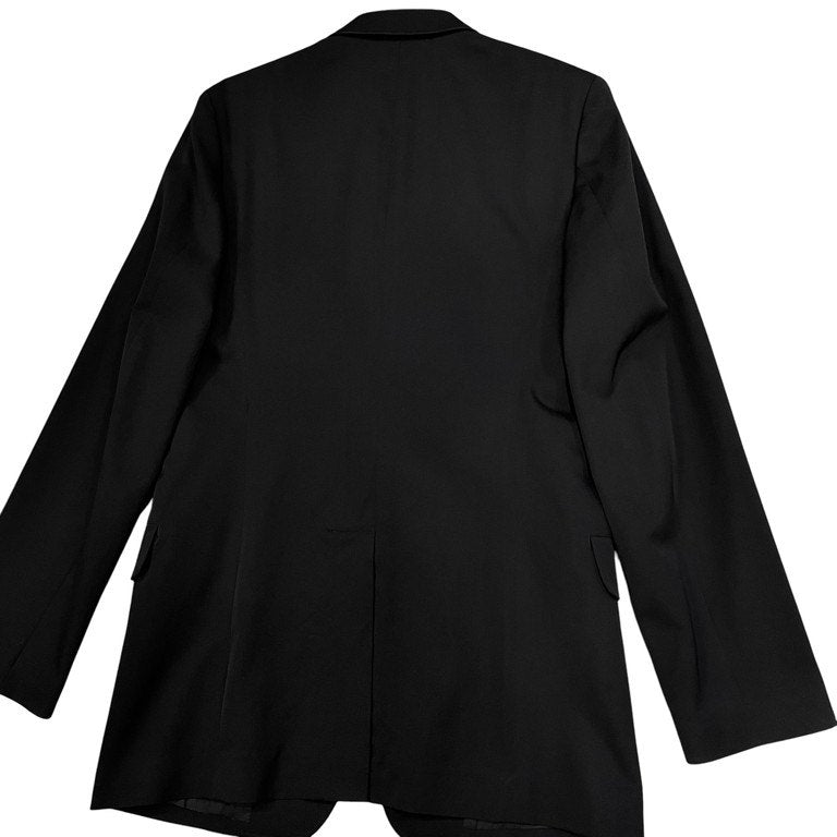 Y's for men ウールギャバジン袖裏ストライプ3Bテーラードジャケット ブレザー ブルゾン コート アウター Archive Yohji Yamamoto Pour Homme ヨウジヤマモトプールオム ワイズフォーメン メンズ