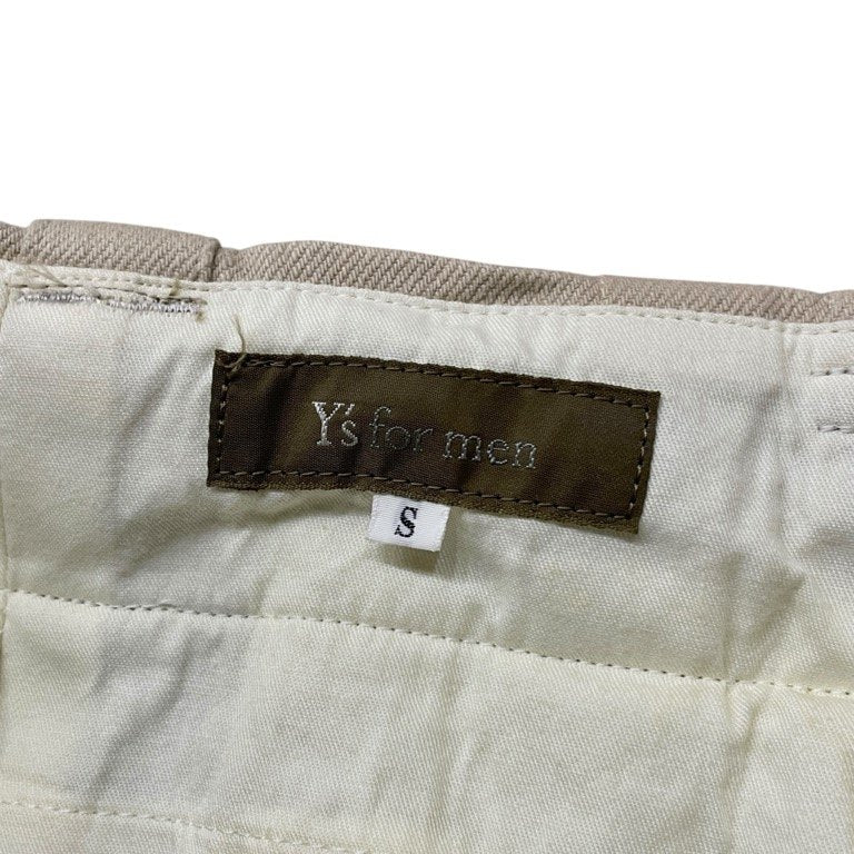 Y's for men サイドライン3タックワイドテーパードパンツ 脇テープ 側章 極太 ボトムス Archive 90s ヨウジヤマモトプールオム ワイズフォーメン メンズ