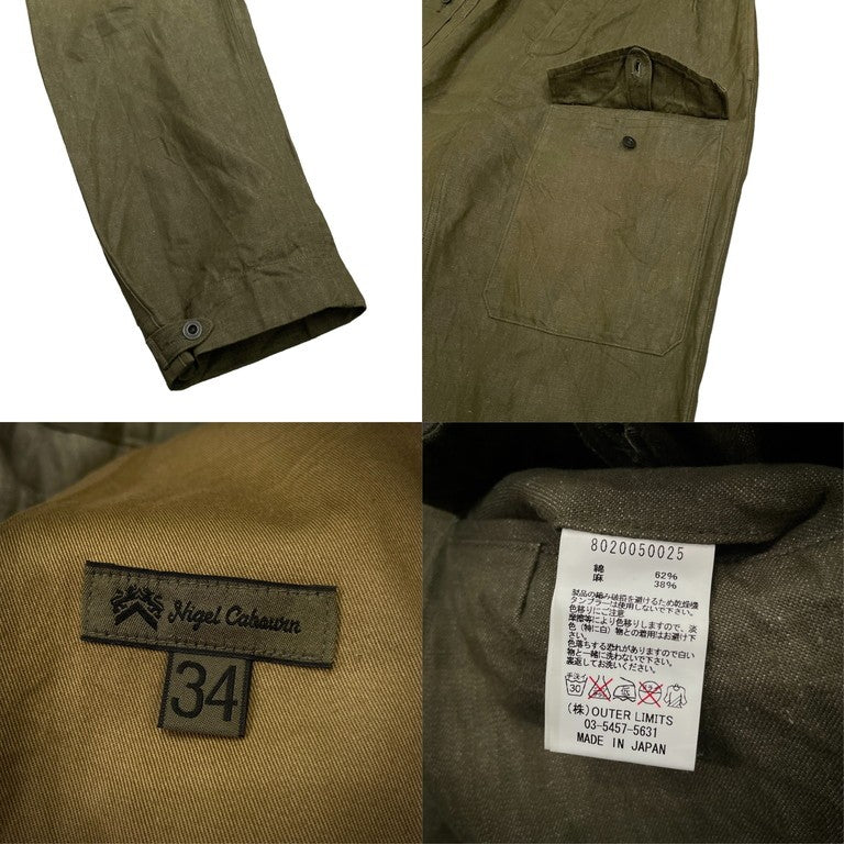 Nigel Cabourn BRITISH ARMY PANT パンツ ボトム 定番 コットンリネン カーゴパンツ ミリタリーパンツ ナイジェルケーボン