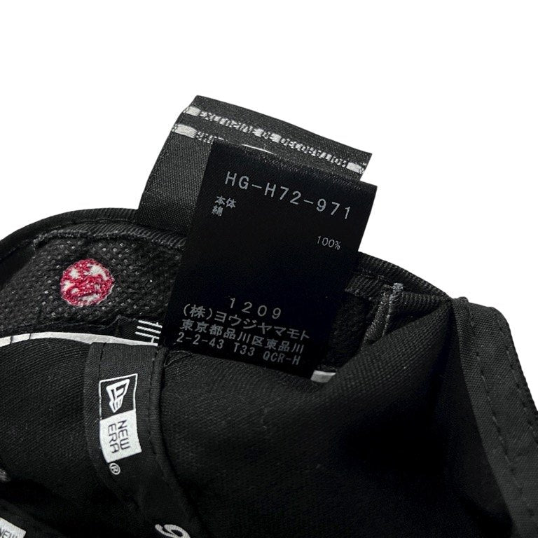 Yohji Yamamoto Pour Homme × NEW ERA 22SS 930CS YYFM CROW カラスプリントロゴ刺繍キャップ 帽子 ヨウジヤマモトプールオム ニューエラ メンズ レディース ユニセックス