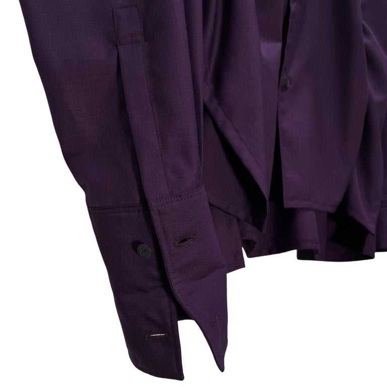 S'YTE Yohji Yamamoto 23AW PE/RY CLEAR TWILL SHIRRING DESIGN SHIRT ポリエステルレーヨンギャバジンシャーリングシャツ ギャザー ブラウス トップス サイト ヨウジヤマモト メンズ レディース ユニセックス