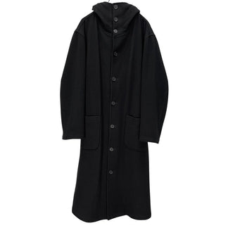 Y's for men ウールモッサハイネックフーデッドロングコート Archive ジャケット ブルゾン アウター フード Yohji Yamamoto Pour Homme ヨウジヤマモトプールオム ワイズフォーメン メンズ