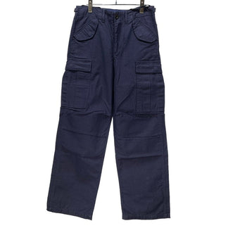 Nigel Cabourn タグ付き CARGO PANTS カーゴパンツ 定番 W32 ボトムス ミリタリー 軍パン 平織 濃紺 ネイビー コットン 8010050004 日本製 定価\30.450- ナイジェルケーボン メンズ