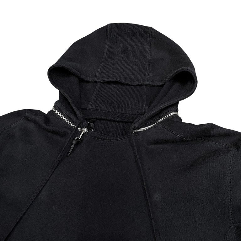 11 by Boris Bidjan Saberi ジップフードプルオーバーサムホールフーディ フーデッドパーカー フード トップス アウター 脱着 取り外し可能 BBS イレブン バイ ボリスビジャンサベリ メンズ