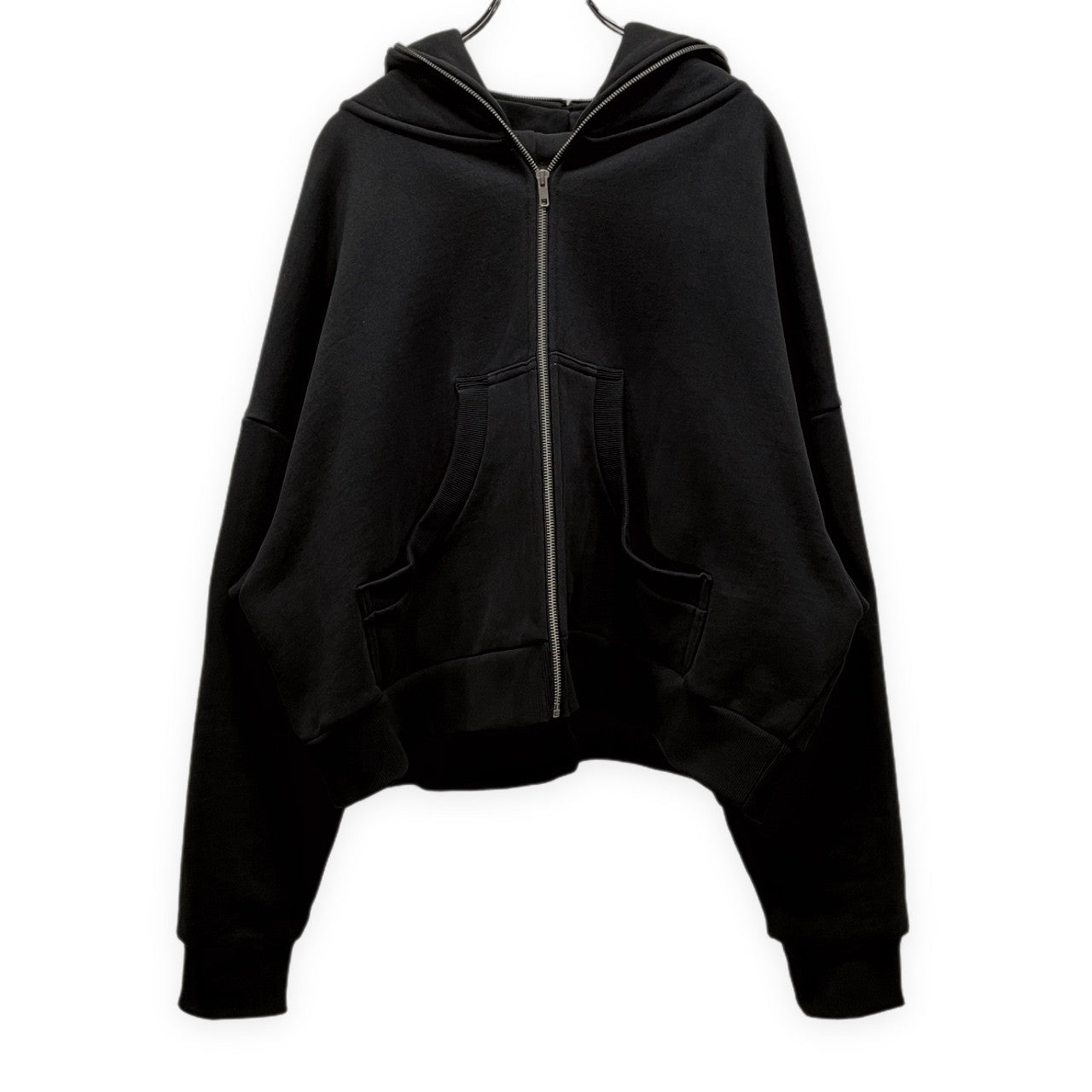 entire studios ETERNAL ZIP HOODIE エターナルジップフーディ オーバーサイズ裏起毛スウェットボックスシルエットジップアップパーカー トップス ES2202 定価30,800円 エンタイアスタジオ メンズ