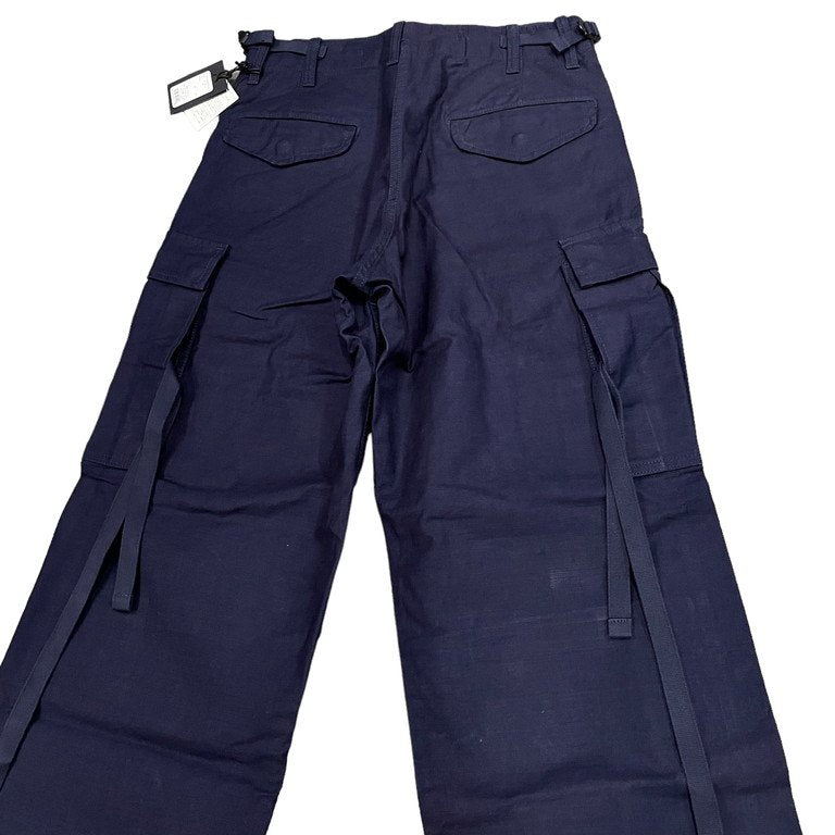 Nigel Cabourn タグ付き CARGO PANTS カーゴパンツ 定番 W32 ボトムス ミリタリー 軍パン 平織 濃紺 ネイビー コットン 8010050004 日本製 定価\30.450- ナイジェルケーボン メンズ