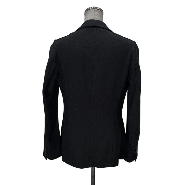 Yohji Yamamoto Femme 05AW レーヨンツイードフックボタンテーラードジャケット ブレザー ブルゾン コート アウター Archive ヨウジヤマモトファム レディース