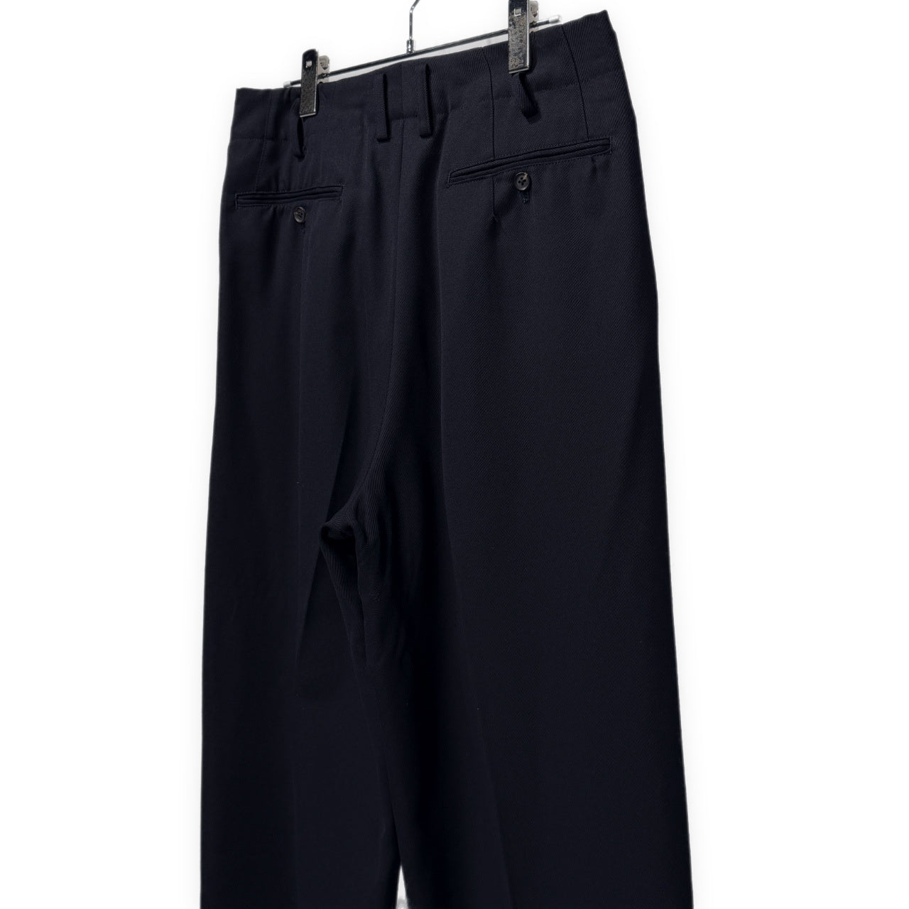 Y's for men ウールサージ2タックワイドテーパードスラックス パンツ トラウザーズ Archive 80s 90s ボトムス Yohji Yamamoto Pour Homme ヨウジヤマモトプールオム ワイズフォーメン メンズ