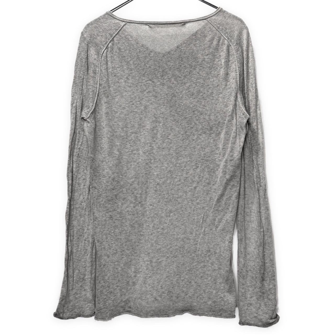 ISABEL BENENATO 14SS コットンリネンVネックサマーニットセーター トップス カットソー Tシャツ イザベルベネナート メンズ