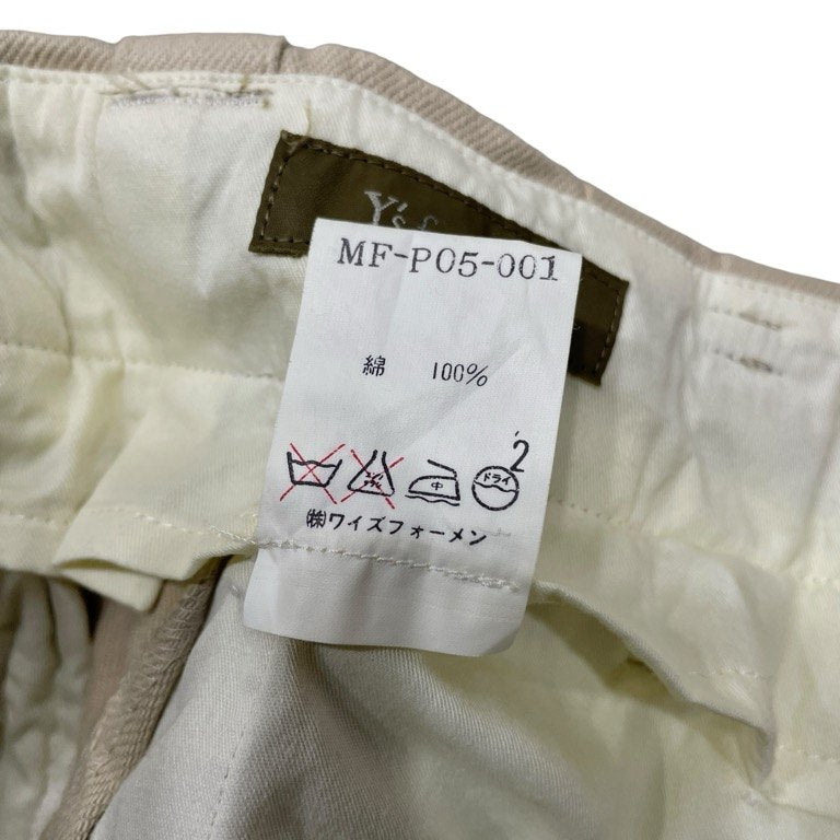 Y's for men サイドライン3タックワイドテーパードパンツ 脇テープ 側章 極太 ボトムス Archive 90s ヨウジヤマモトプールオム ワイズフォーメン メンズ