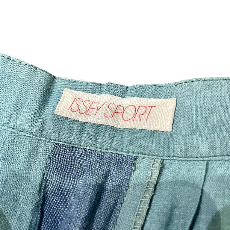 ISSEY SPORT ラインデザインプリーツフレアスカート ISSEY MIYAKE Archive 80s パンツ ボトムス ギャザー イッセイミヤケ レディース