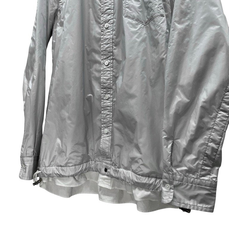 sacai 19AW ナイロンレイヤードシャツブルゾン ジャケット アウター トップス サカイ メンズ