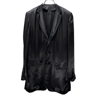 Y's レーヨンサテン3Bテーラードジャケット ブルゾン コート アウター Yohji Yamamoto Femme ヨウジヤマモトファム ワイズ レディース