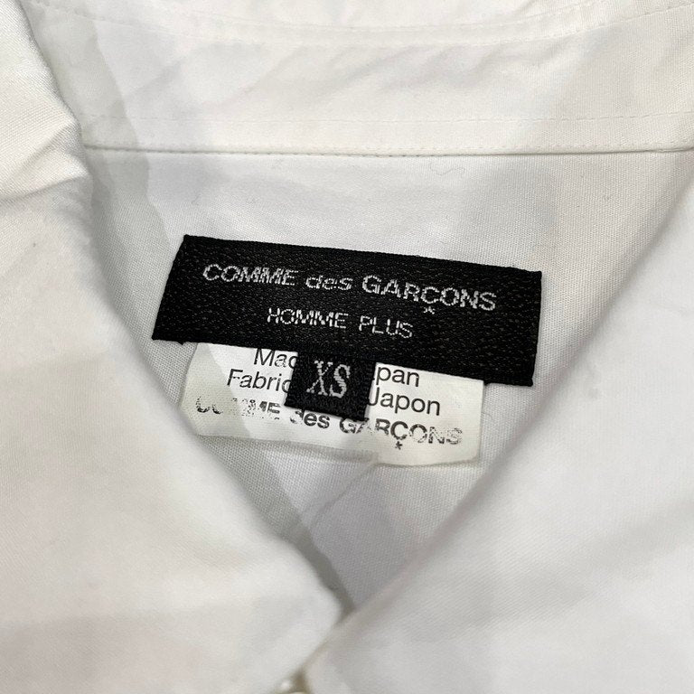 COMME des GARCONS HOMME PLUS 15AW コットンブロードツイストフロントシャツ