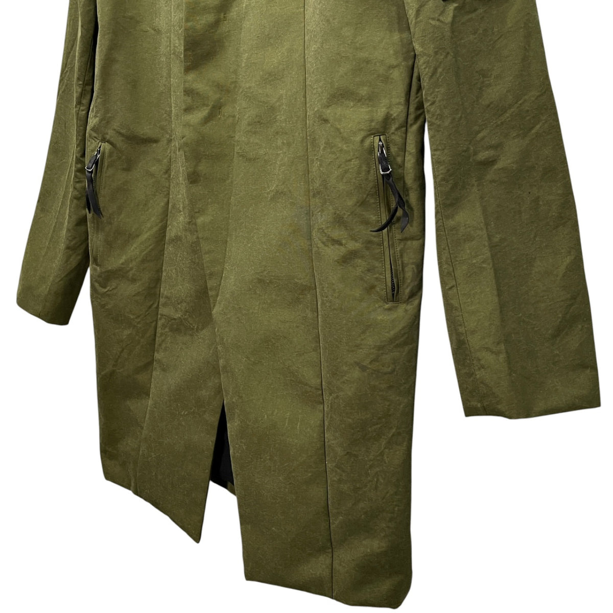 LEMURIA CLASSIC BOMBER COAT SALT SHRINKAGE GRUNGE CLOTH 塩縮加工クラシックボンバーコート ロングジャケット ブルゾン アウター レムリア メンズ