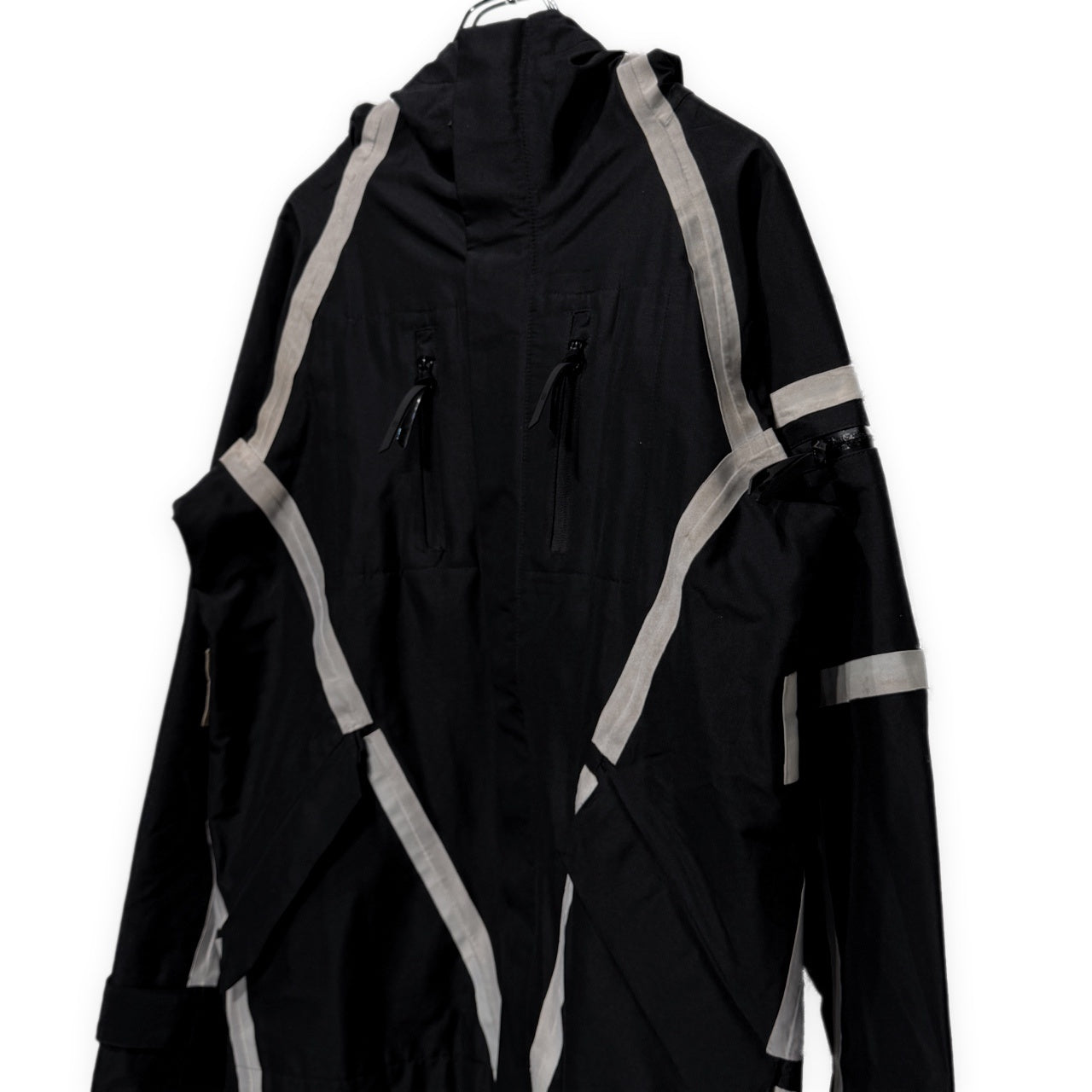 11 by Boris Bidjan Saberi シームテープサムホール付ハイネックマウンテンパーカー ジャケット ブルゾン コート アウター ボリスビジャンサベリ メンズ