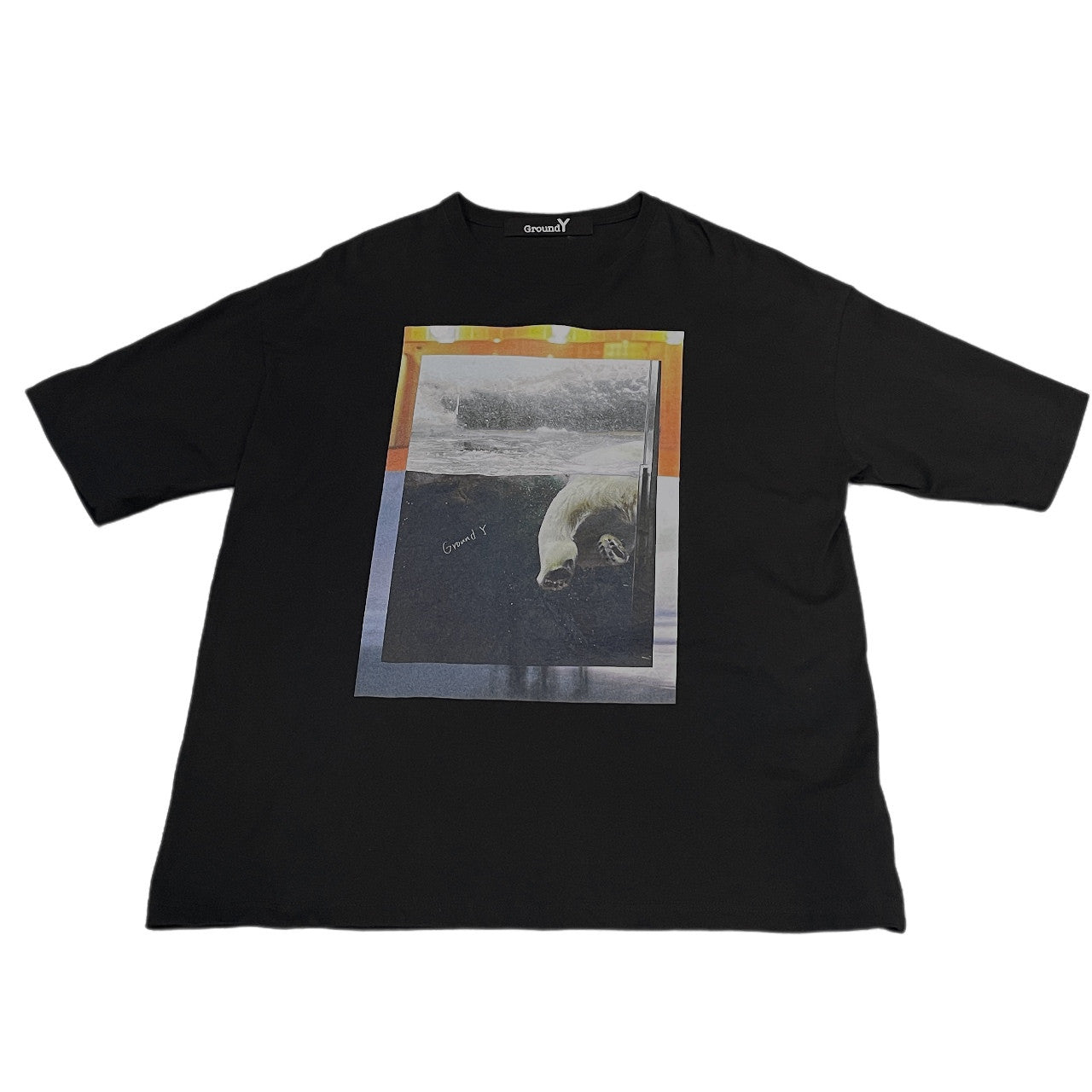 Ground Y フォトプリントクルーネックTシャツ カットソー Tee T-shirt 半袖 トップス Yohji Yamamoto グラウンドワイ ヨウジヤマモト メンズ レディース ユニセックス
