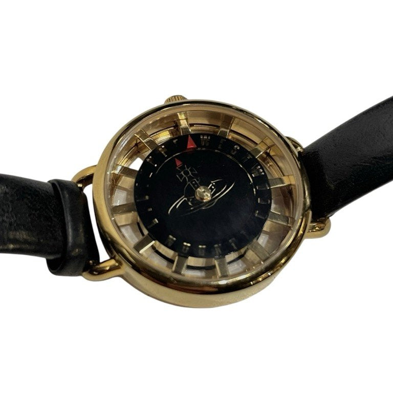 Vivienne Westwood 腕時計 プリムローズ オーブ ウォッチ 定価42,900円 ブラック ゴールド ヴィヴィアンウエストウッド レディース