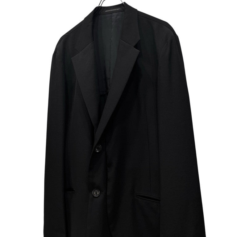 Yohji Yamamoto Pour Homme 18SS ウールギャバジンレイヤードテーラードジャケット 煩悩 ブレザー ブルゾン コート アウター 定価156,200円 ヨウジヤマモトプールオム メンズ