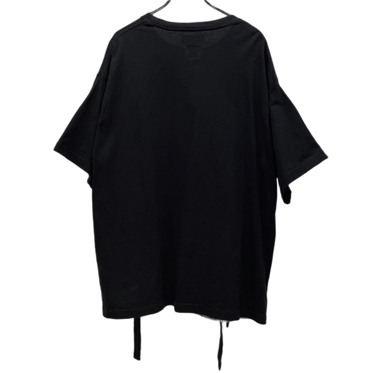 FACETASM 21SS BUCKLE BELT CHECK TOPS バックルベルトチェックレイヤードTシャツ カットソー Tee T-shirt トップス 定価33,000円 ファセッタズム メンズ
