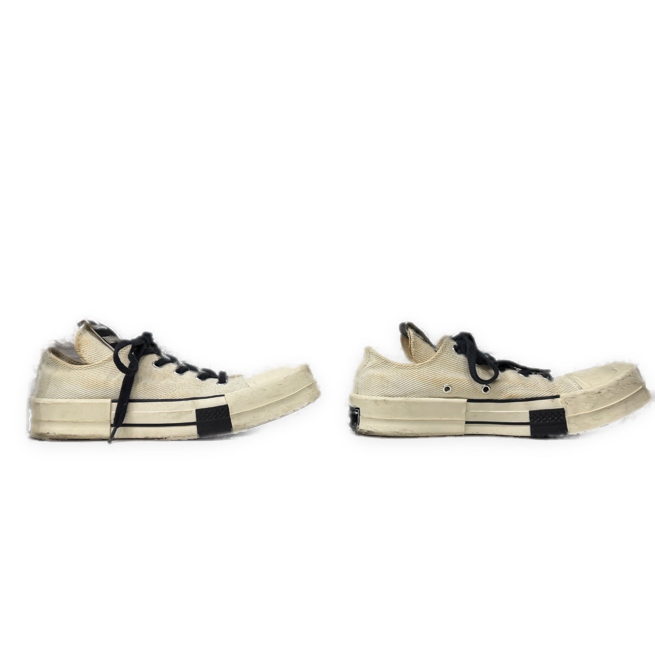 Rick Owens DRKSHDW × CONVERSE TURBODRK OX CHUCK 70 ターボダーク チャックテイラー スクエアトゥローカットスニーカー シューズ 靴 クツ DC02AX766 CTDR1 リックオウエンス ダークシャドウ コンバース メンズ レディース