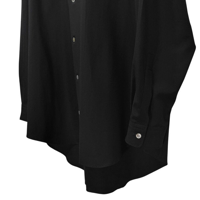 Y's for men ウールタキシードクロスオープンカラーオーバーサイズシャツ ブラウス トップス 開襟 Archive 90s ビッグシルエット Yohji Yamamoto Pour Homme ヨウジヤマモトプールオム ワイズフォーメン メンズ