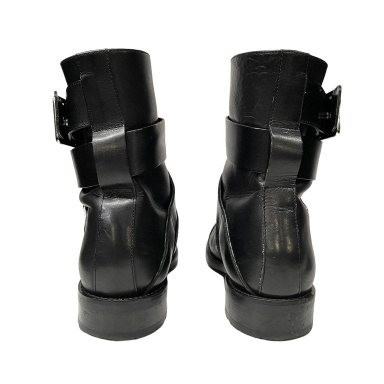 Vivienne Westwood 19AW ALEX BOOT BLACK GRAFFITI CALF LEATHER グラフィティロゴプリントアレックスブーツ 国内2足限定 希少 レア ベルト ベルテッドシューズ 靴 クツ 1020032-40935 43 ヴィヴィアンウエストウッド メンズ