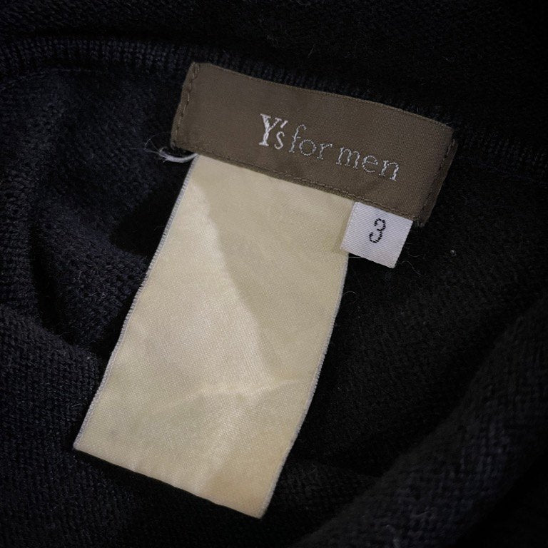 Y's for men ウールハイネックニットセーター Archive トップス Yohji Yamamoto Pour Homme ワイズフォーメン ヨウジヤマモトプールオム メンズ