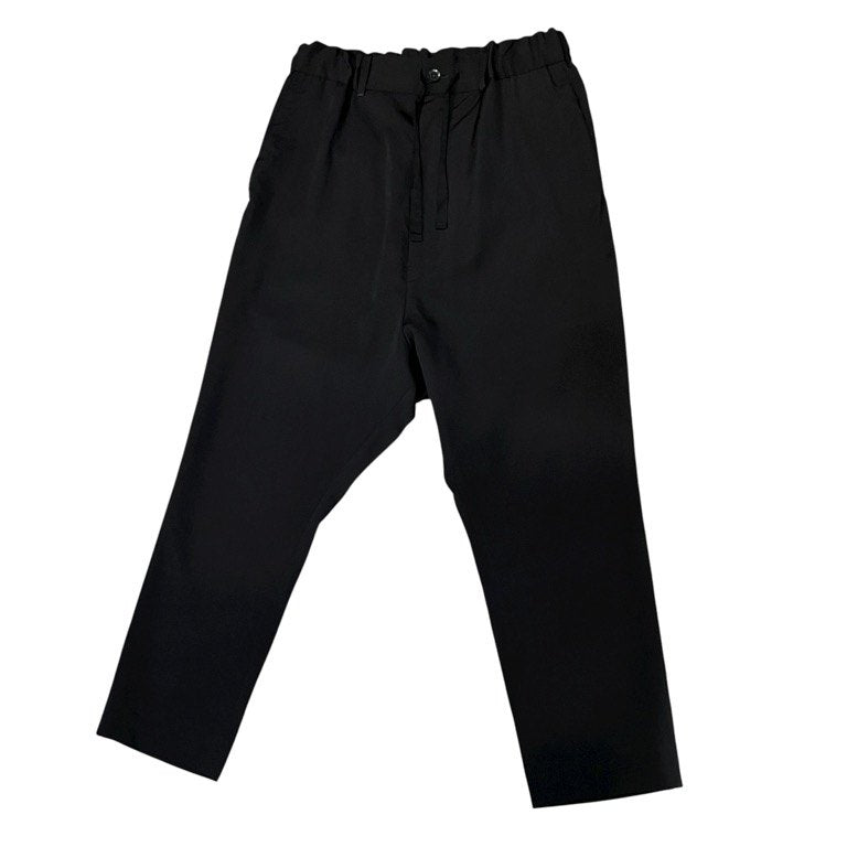 Yohji Yamamoto Pour Homme 12AW ウールギャバジンウエストゴムシャーリングサルエルイージーパンツ ボトムス Archive ヨウジヤマモトプールオム メンズ