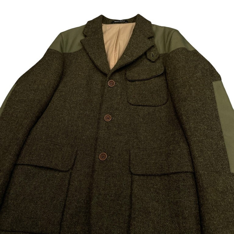 Nigel Cabourn × HARRIS TWEED Mallory jacket マロリージャケット size 48 定番 希少 アウター テーラード ブレザー ナイジェルケーボン ハリスツイード