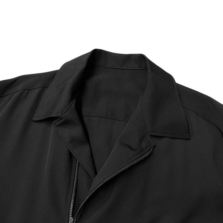Yohji Yamamoto Pour Homme 22AW WOOL GABARDINE FASTENER BLOUSON ウールギャバジンファスナーロングブルゾン ジャケット コート シャツ Archive ヨウジヤマモトプールオム メンズ