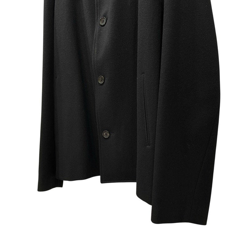 Yohji Yamamoto Pour Homme 92AW 金刺繍ウールオーバーサイズハーフコート ジャケット ブルゾン アウター Archive Vintage 90s 名作 ヨウジヤマモトプールオム メンズ