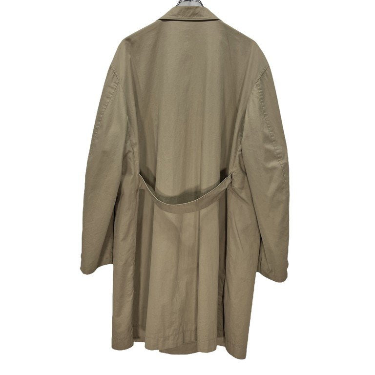 Y's for men コットンギャバジンダブルブレストバックベルトハーフコート ロングジャケット Archive 90s ブルゾン アウター Yohji Yamamoto Pour Homme ワイズフォーメン ヨウジヤマモトプールオム メンズ