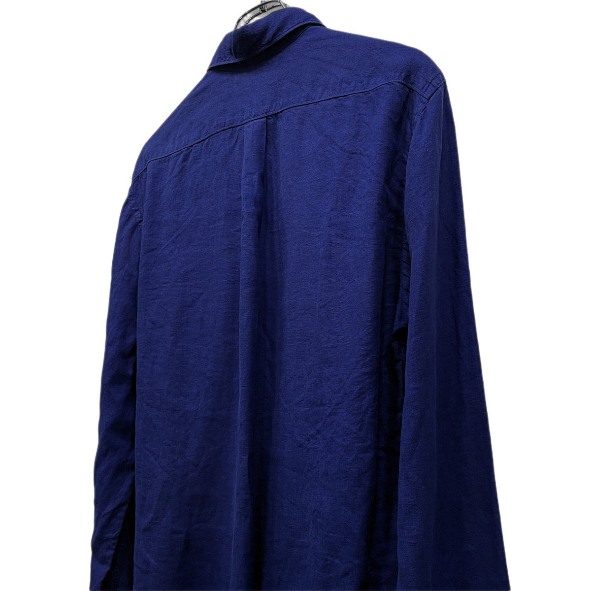 STONE ISLAND 16SS ロゴ刺繍レギュラーカラーリネンシャツ ブラウス トップス ストーンアイランド メンズ