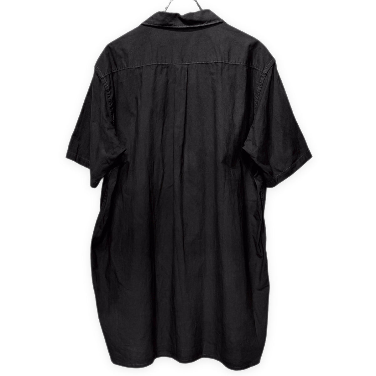 Y's for men 製品染めオープンカラーシャツ 半袖 開襟 ブラウス トップス Archive 90s Yohji Yamamoto Pour Homme ワイズフォーメン ヨウジヤマモトプールオム メンズ