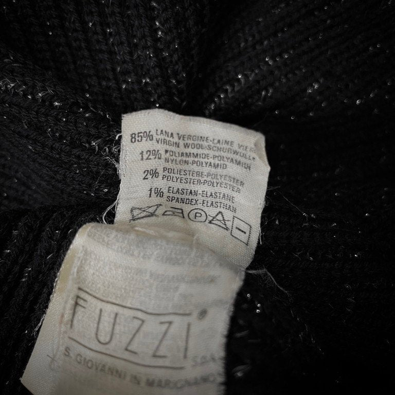 Jean Paul GAULTIER MAILLE メッシュスリーブ銀糸混紡タートルネックニットセーター Archive 90s ハイネック トップス JPG ジャンポールゴルチエ ゴルチェ メンズ
