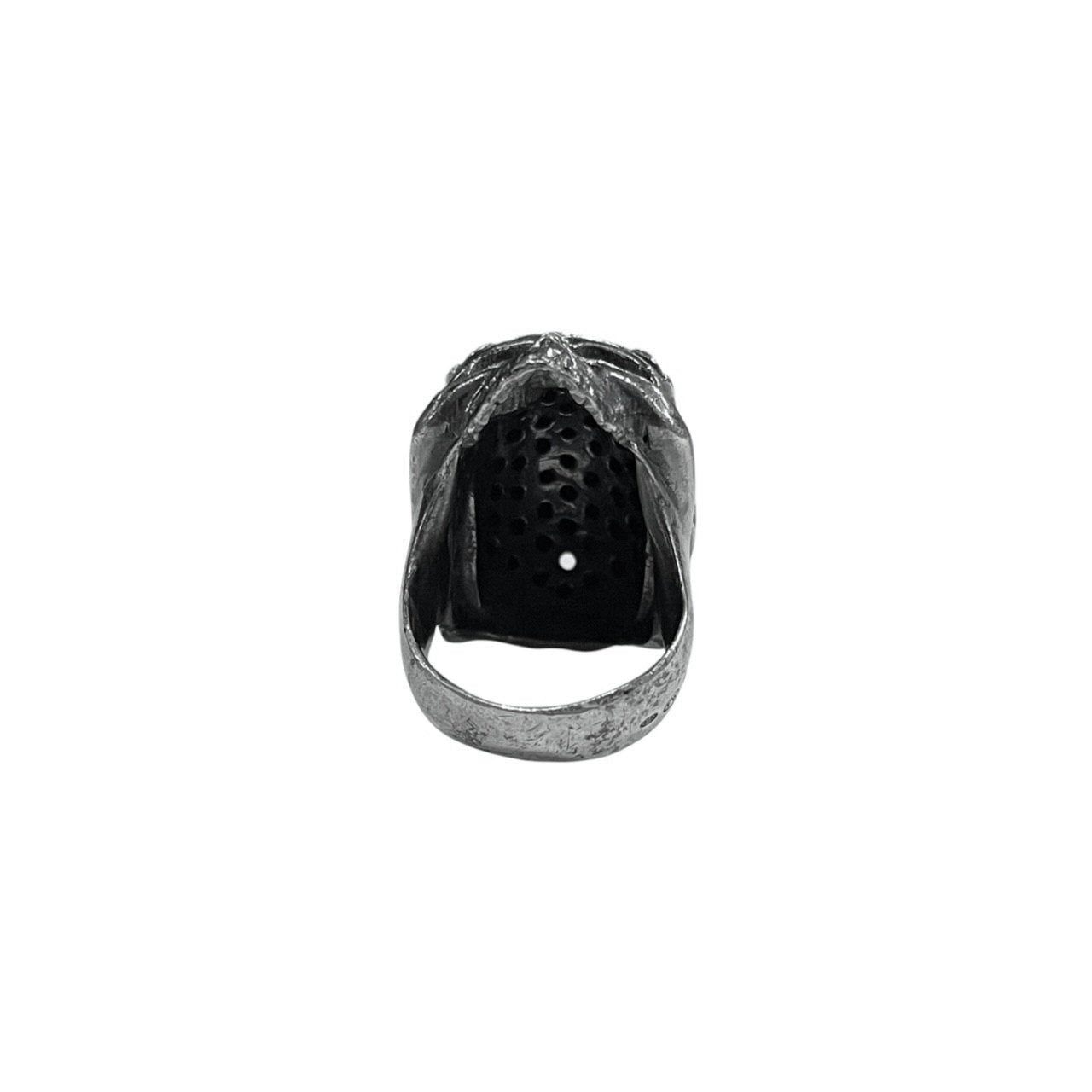 Vivienne Westwood 16AW NEW SKULL RING スワロフスキー装飾ニュースカルリング 骸骨 ドクロ 指輪 アクセサリー シルバー 925 約16号 定価77,760円 ヴィヴィアンウエストウッド メンズ レディース ユニセックス