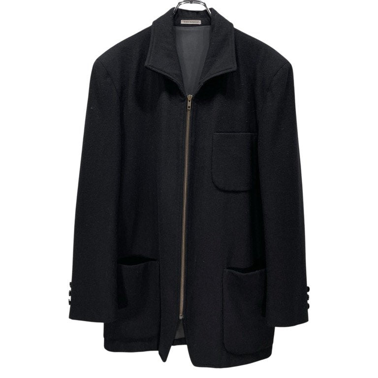 TOKIO KUMAGAI ウールフラノジップアップハーフコート ジャケット ブルゾン アウター フランネル Archive 80s 90s トキオクマガイ メンズ