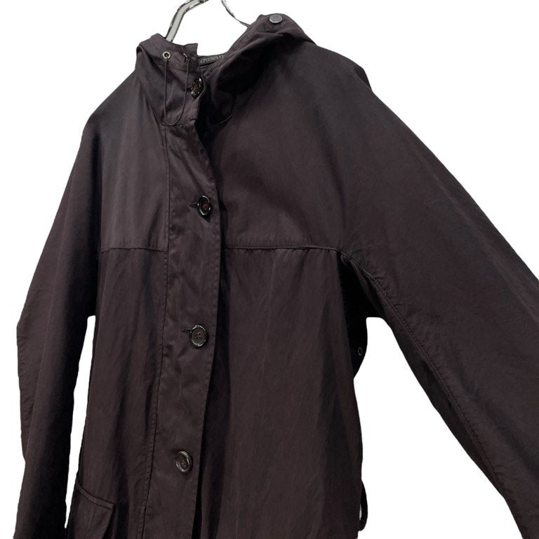 C.P. COMPANY コットンギャバジンプロダクトダイハイネックロングコート 製品染め Archive 90s 00s ジャケット ブルゾン アウター Massimo Osti シーピーカンパニー メンズ
