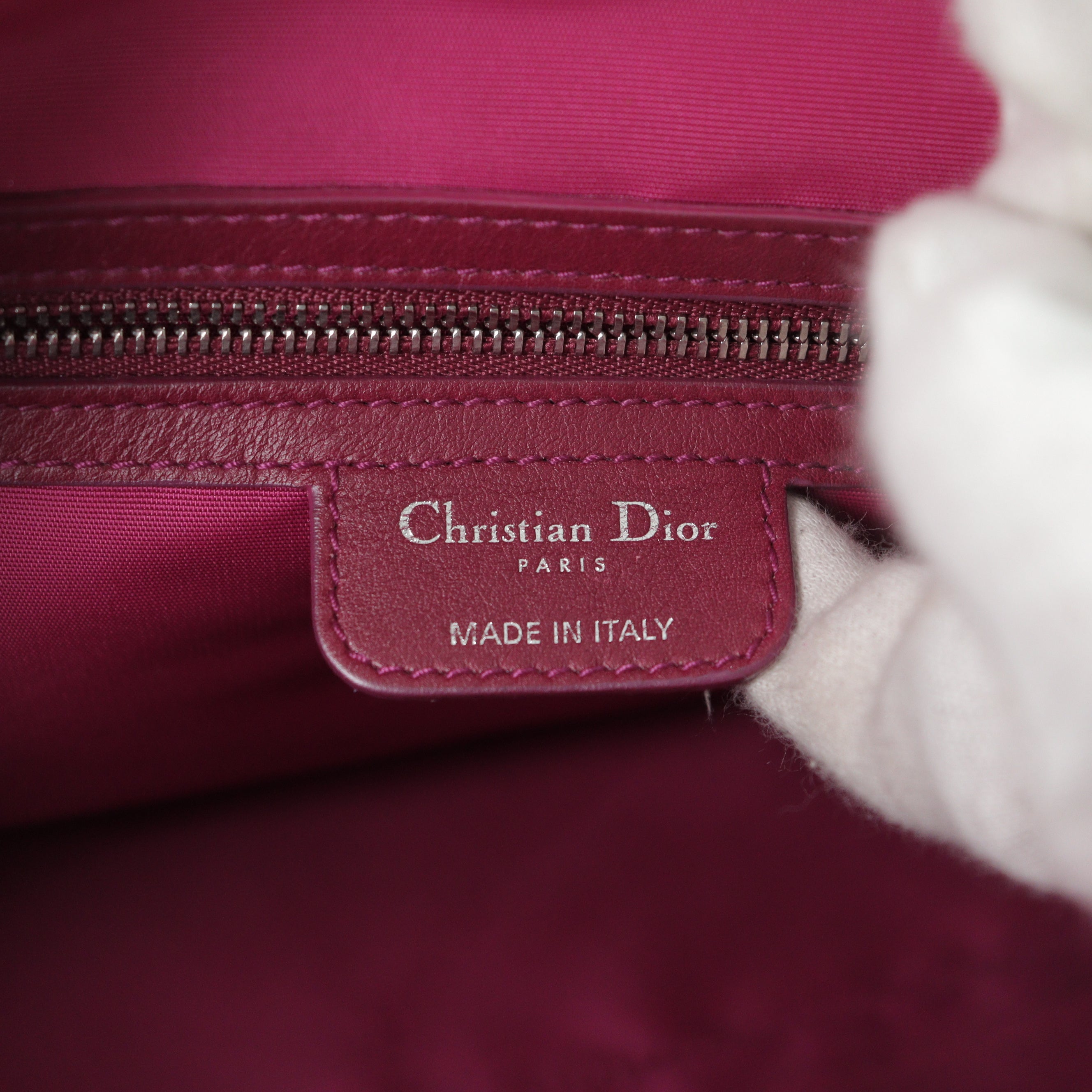 Christian Dior ミニボストンバッグ カナージュ