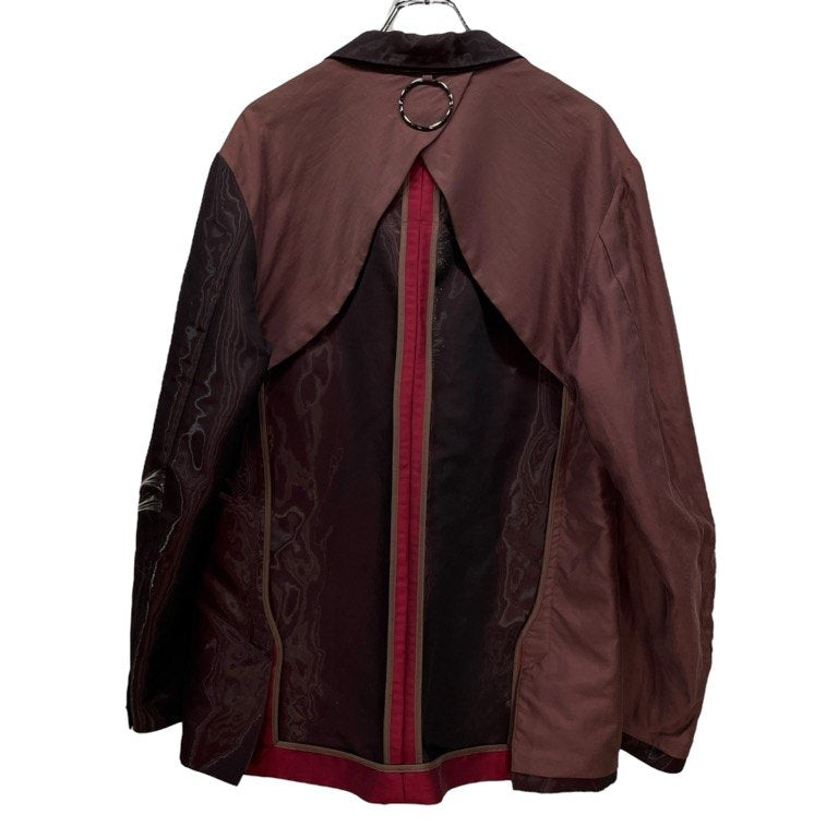 JUVENILE HALL ROLLCALL インサイドアウトアシンメトリーテーラードジャケット 切替 ブルゾン アウター ジュベナイルホールロールコール メンズ