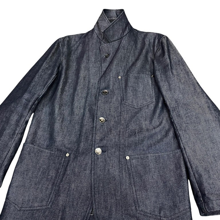 COMME des GARCONS SHIRT 裏地家紋プリントチェンジボタンリバーシブルデニムカバーオール Archive アウター ジャケット コムデギャルソンシャツ メンズ  W11002