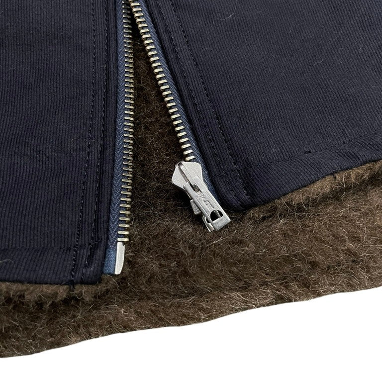 Nigel Cabourn 23AW N-1アルパカウールボアリバーシブルデッキベスト アウター デッキジャケット ミリタリー ナイジェルケーボン メンズ 80470070001
