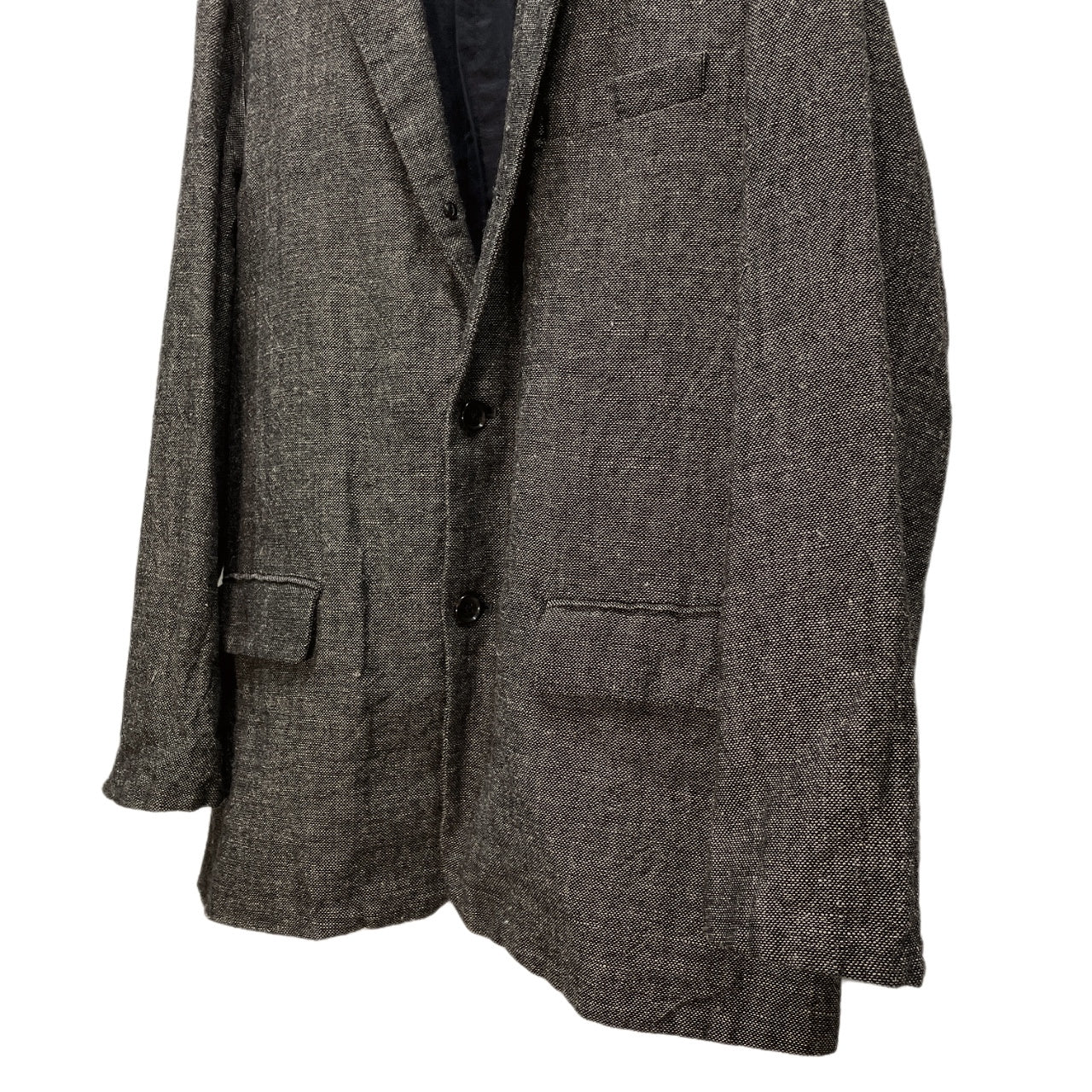 Graphpaper 19AW TWEED KIBATA JACKET ウールリネンキバタツイードテーラードジャケット ブルゾン コート アウター グラフペーパー メンズ