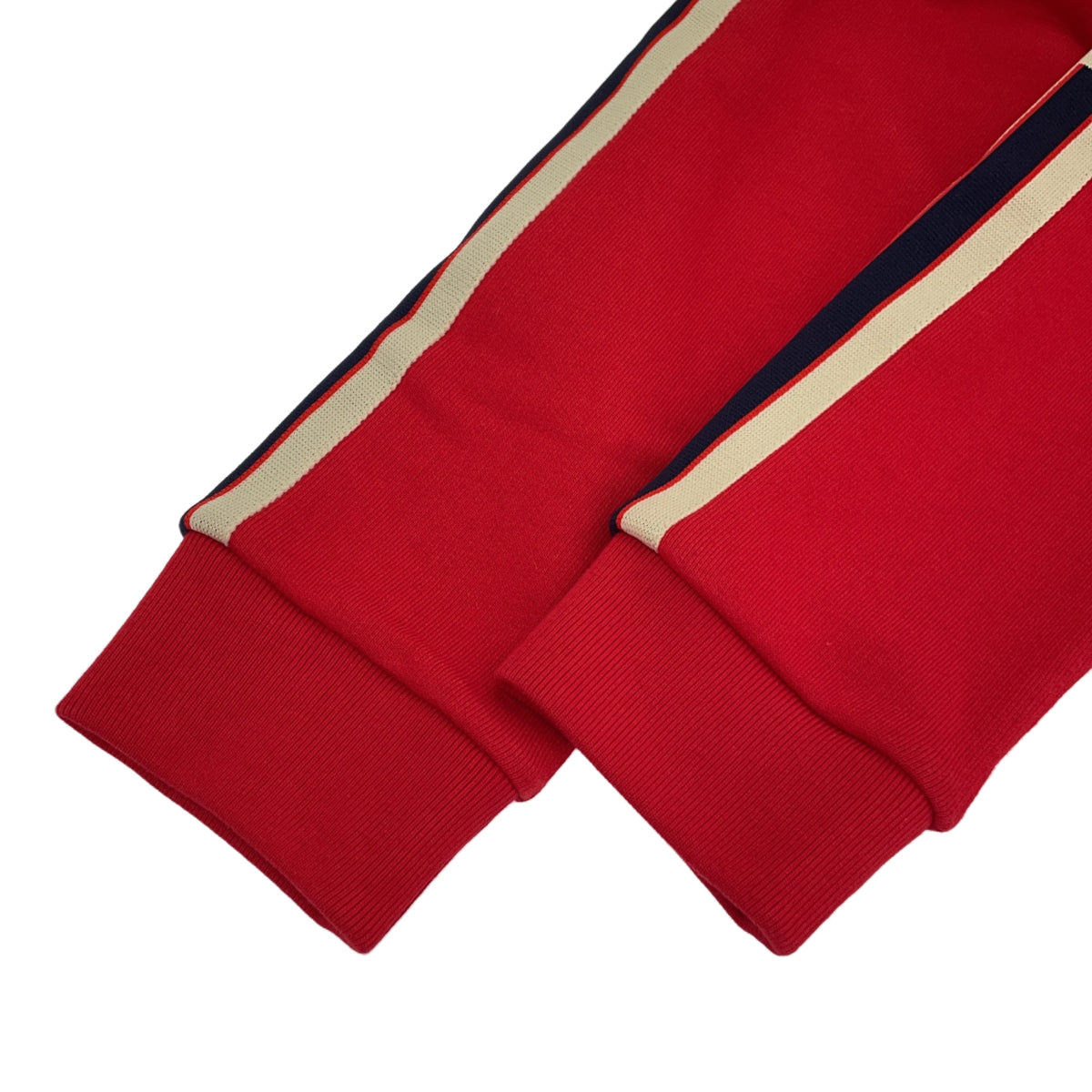 GUCCI GUCCI ロゴラインフリルスウェットワンピース