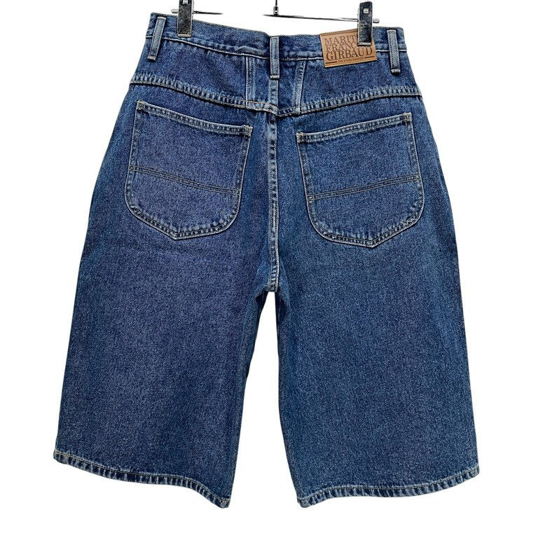 MARITHE FRANCOIS GIRBAUD ストーンウォッシュデニムワイドハーフパンツ ショーツ ボトムス Archive 90s 00s マリテフランソワジルボー メンズ