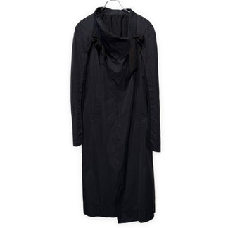 Rick Owens コットンシルクリボンボタンレスロングコート Archive 00s ブルゾン ジャケット アウター リックオウエンス メンズ