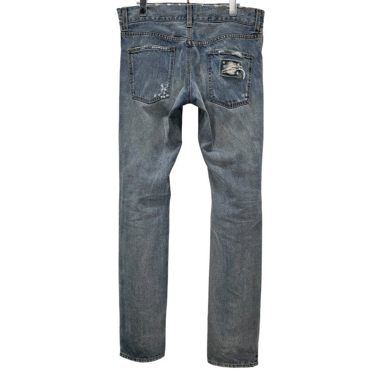 DOLCE&GABBANA バックプレートダメージ加工5ポケットデニムパンツ ジーンズ ボトムス D&G Archive ドルチェアンドガッバーナ メンズ