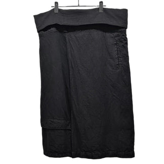 A.F ARTEFACT リネンブラックデニムワイドラップクロップドタイパンツ ボトムス エーエフ アーティファクト メンズ