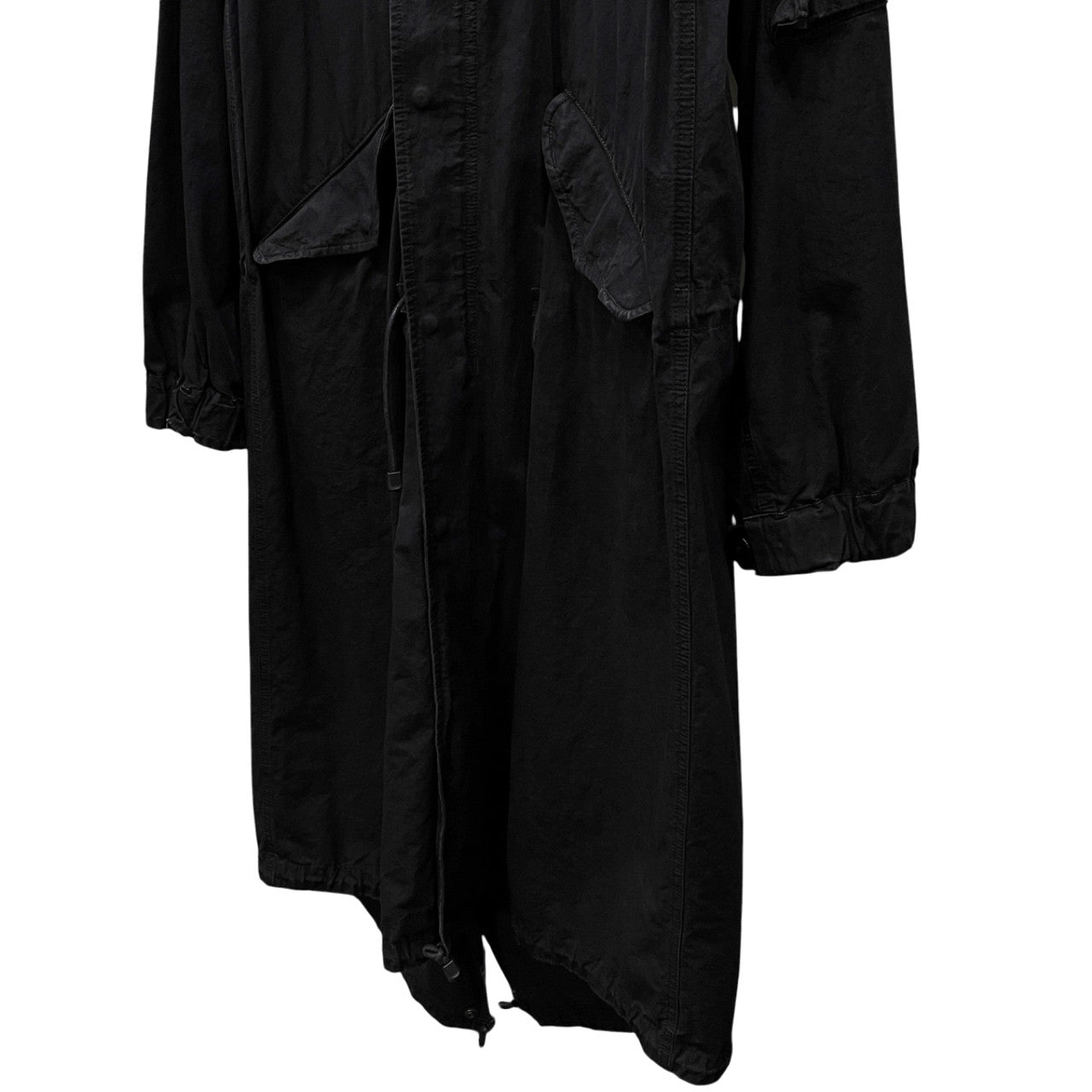 Yohji Yamamoto Pour Homme 18AW コットンリネンウェザークロスモッズコート ジャケット ブルゾン アウター Archive ヨウジヤマモトプールオム メンズ